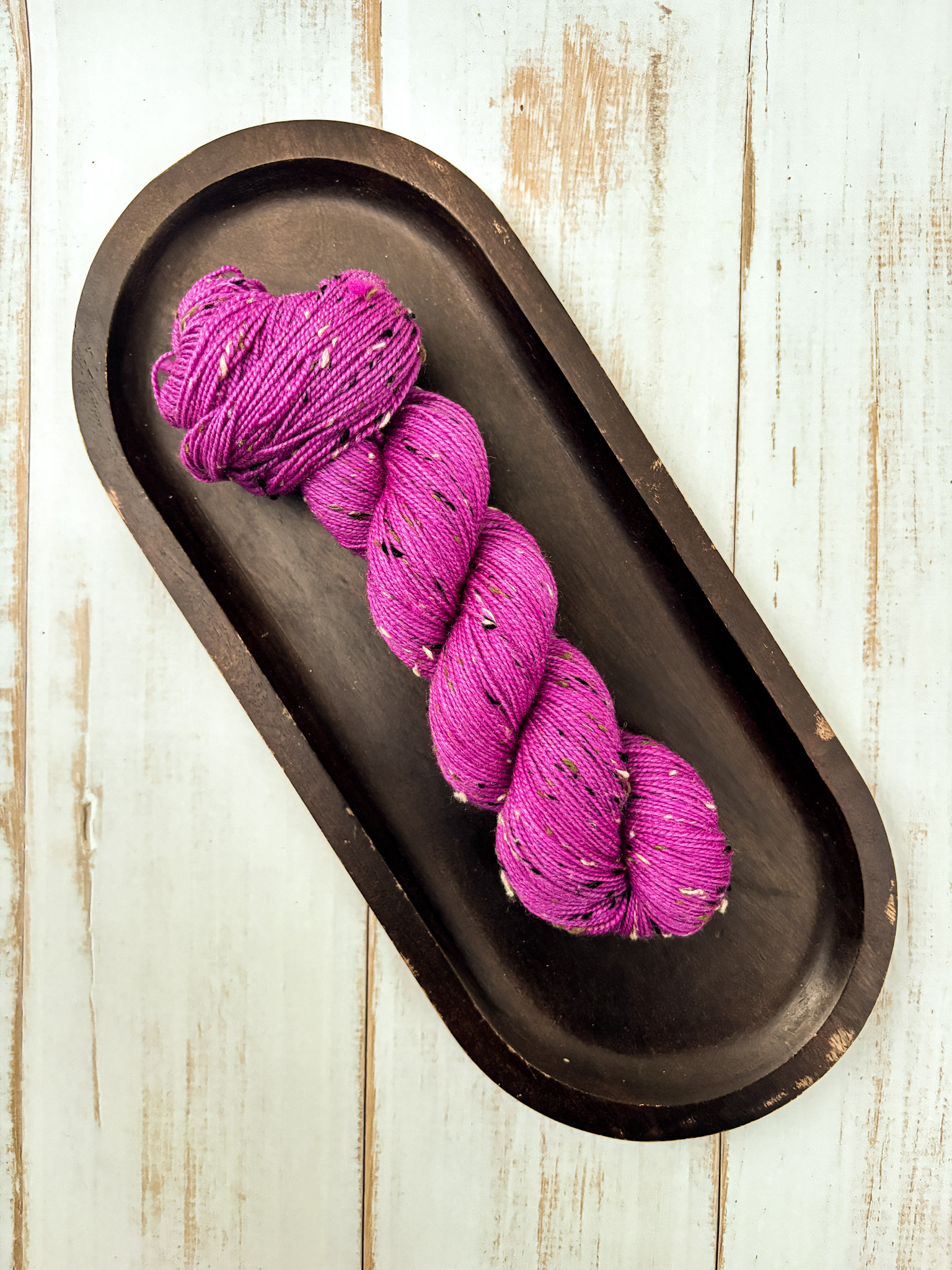 piegowata 100g / jeżyna (nopki brąz/czarny) zdjęcie 1