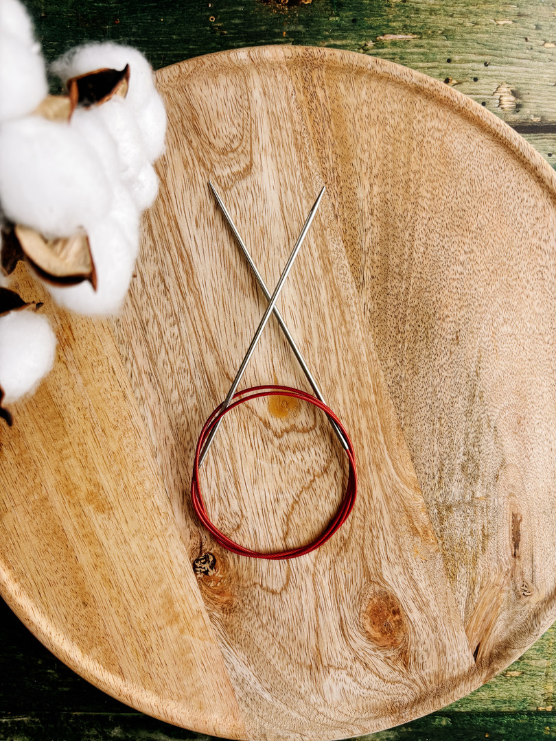 druty ChiaoGoo Red Lace/Knit Red na stałej żyłce zdjęcie 1